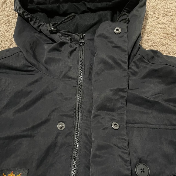 Nike x LeBron James Parka Jacket Mens Medium Black L23 Crown South Beach SAMPLE - Picture 4 of 14